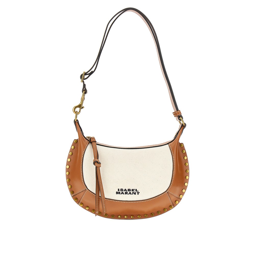 Leather and canvas Oskan Moon bag Isabel Marant